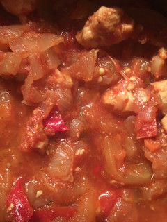 Csirkemelles lecsó recept fotója