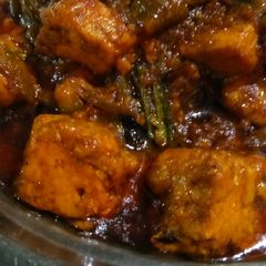 A picture of Paneer pyazi.