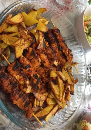 صورة لوصفة شيش طاووق سهل ولذيذ🍢🍢🍢