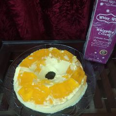 A picture of Fluffy & Creamy Mango Dessert ❤️.