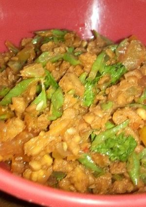 Foto resep Sambal Terasi Goreng Tempe Buncis