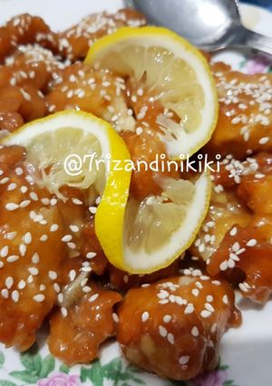 Foto resep Lemon chicken (ayam saus lemon)
