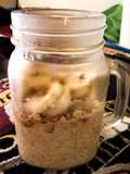 Desayuno de avena con guineo🍌