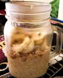 Desayuno de avena con guineo🍌