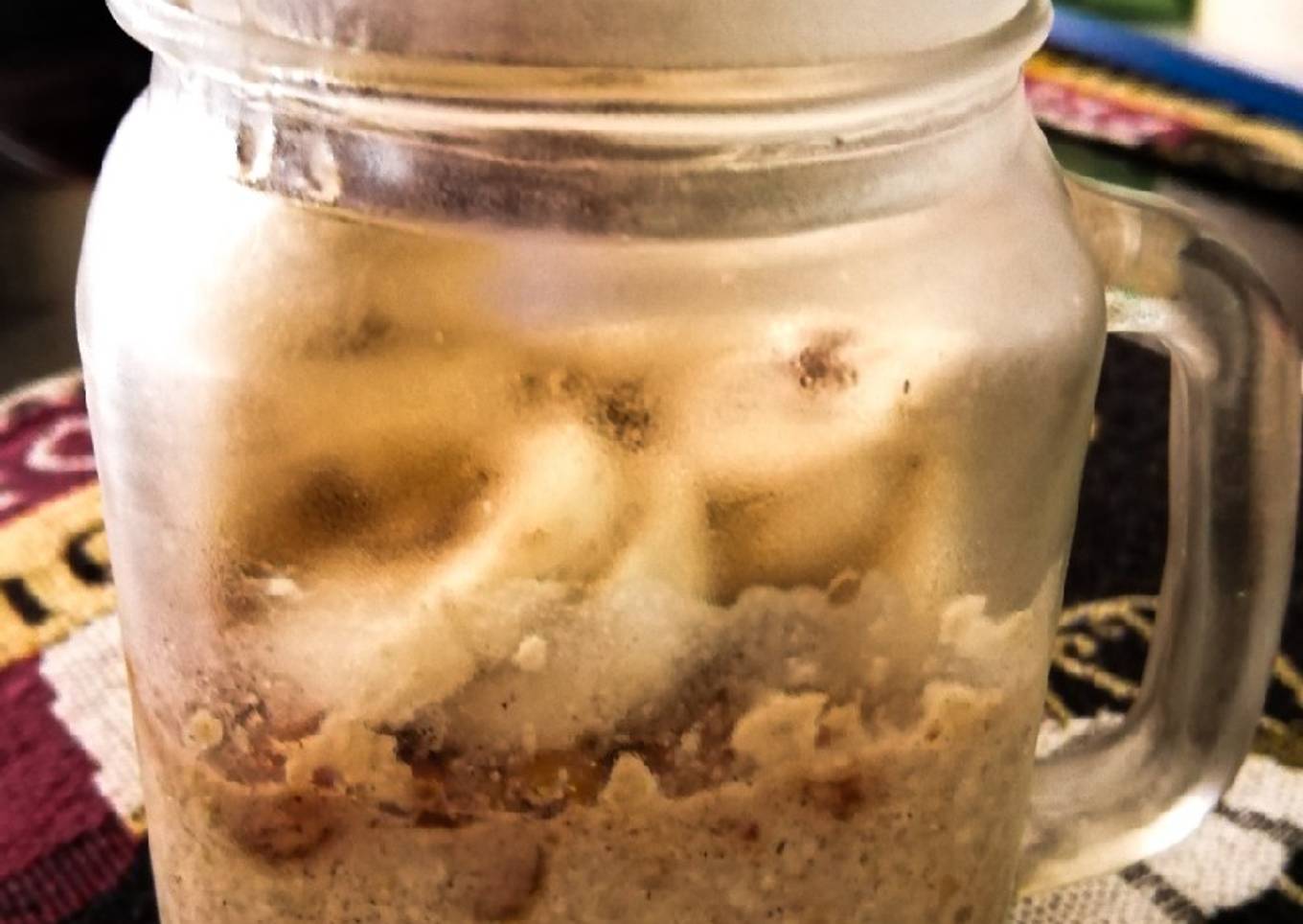 Desayuno de avena con guineo🍌