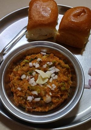 A picture of Pav bhaji.