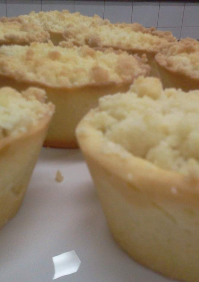 Una foto de Tarta de manzana con crumble