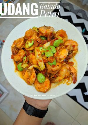 Foto resep Udang Balado Pete