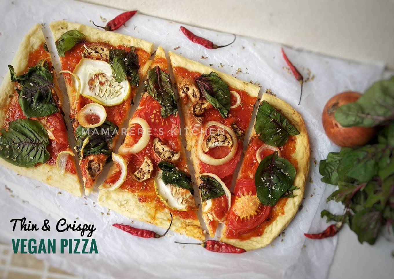 Thin & Crispy Vegan Pizza