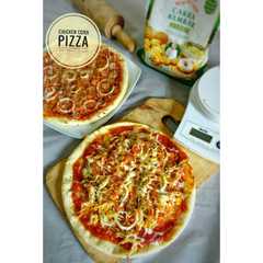 A picture of Home Made Pizza.