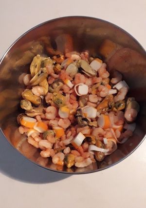 Une photo de Salade de fruits de mer