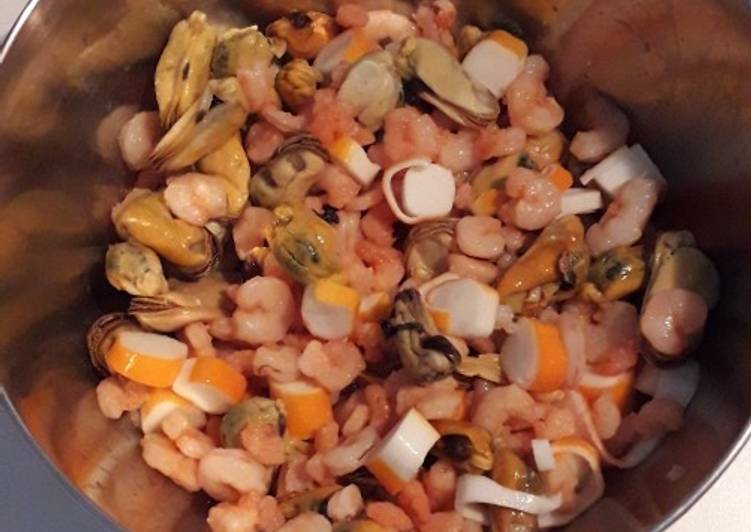 Comment Préparer Les Salade de fruits de mer