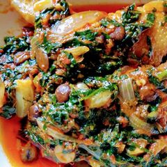 Efo riro(ugwu) A picture of Efo riro(ugwu).