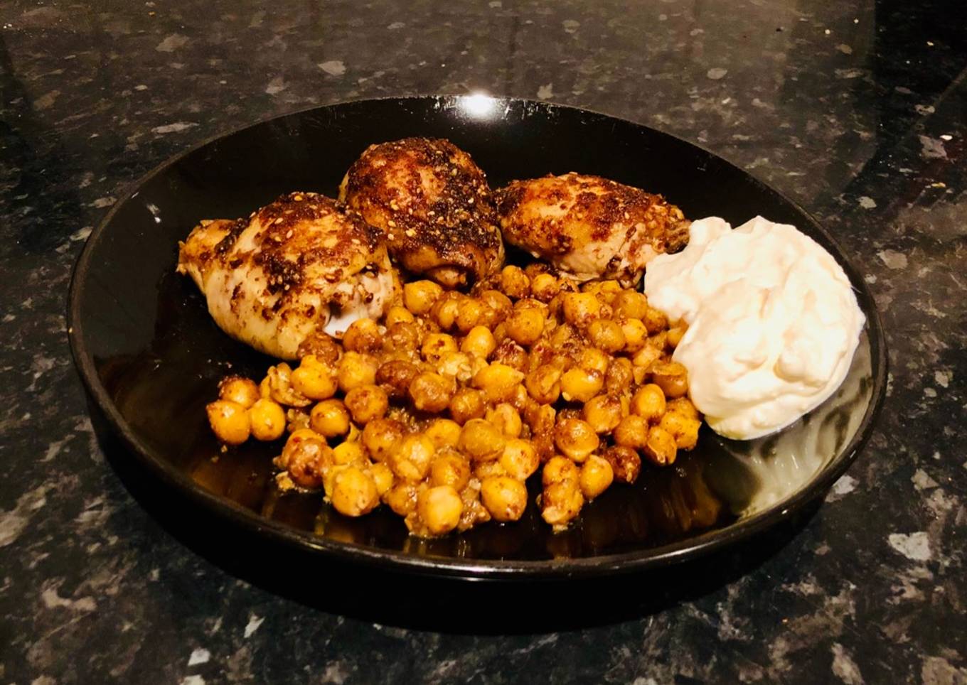 Easy Za’atar Chicken with Chickpeas