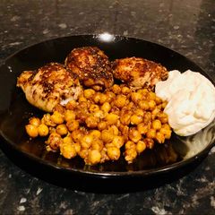 A picture of Easy Za’atar Chicken with Chickpeas.