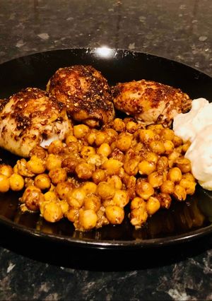 A picture of Easy Za’atar Chicken with Chickpeas.