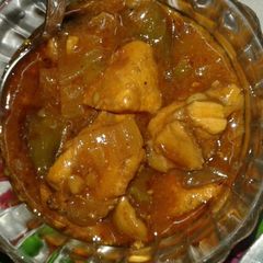 A picture of Chilli chicken.