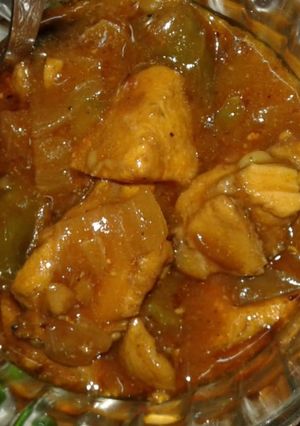 A picture of Chilli chicken.