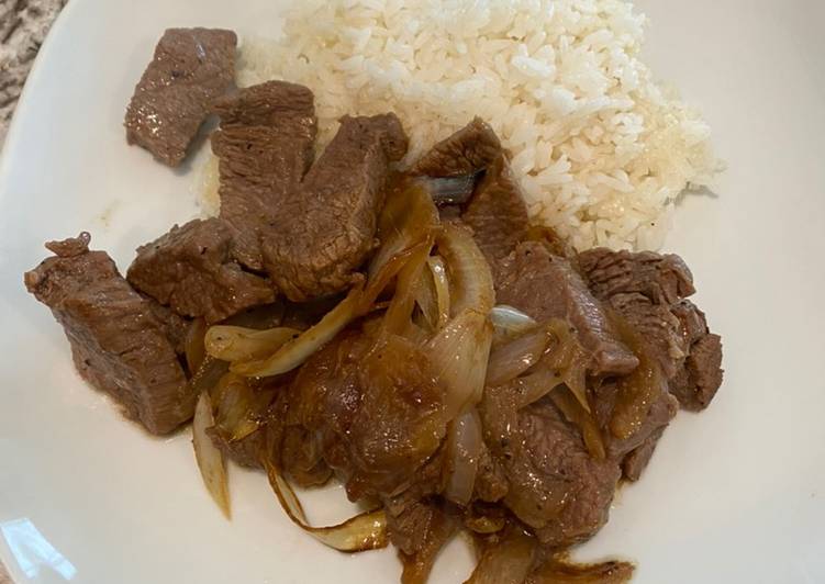 Recipe of Speedy Sautee! Sirloin steak