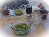 Pollo en crema de cilantro
