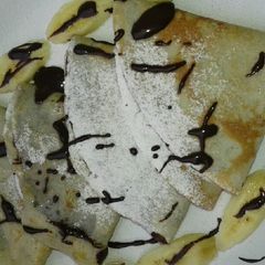 Banana crepe A picture of Banana crepe.