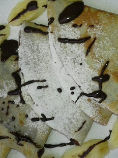 A picture of Banana crepe.