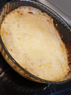 Una foto de Canelones con atún