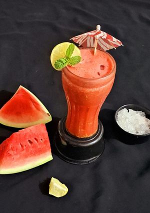 A picture of Gond katira Watermelon Shikanji.