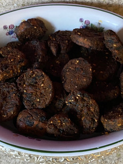 A picture of Fried spinach patra.