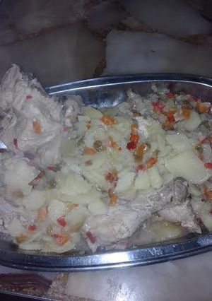 Una foto de Pollo al disco (sin disco)