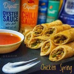 A picture of Chicken Spring Roll.