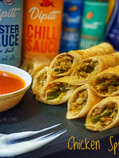 A picture of Chicken Spring Roll.