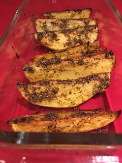 Una foto de Patatas gajo al horno