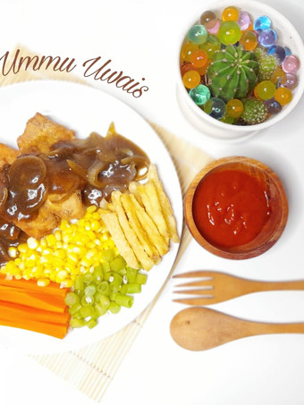Anti Ribet, Bikin Steak ayam lada hitam Ekonomis Untuk Jualan
