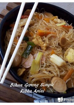 Foto resep Bihun Goreng Simple (cara masak UNIK ala mama ku) No MSG