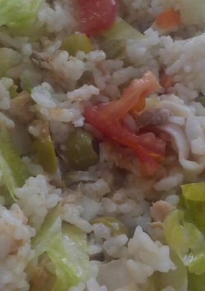 Una foto de Ensalada de arroz veraniega