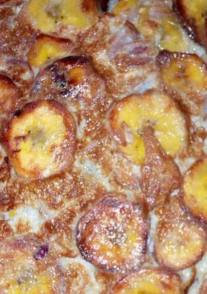 A picture of Plantain fritata.