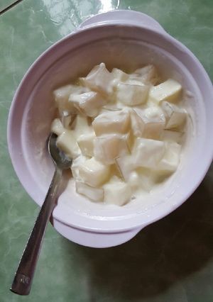 Hình của món Thạch thập cẩm sữa chua.