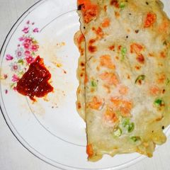 A picture of Winter vegetables paratha.
