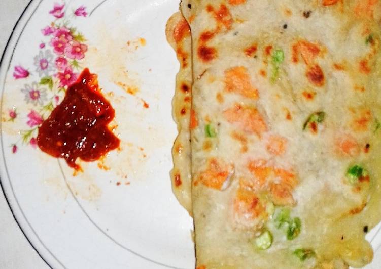 Easiest Way to Prepare Any-night-of-the-week Winter vege paratha