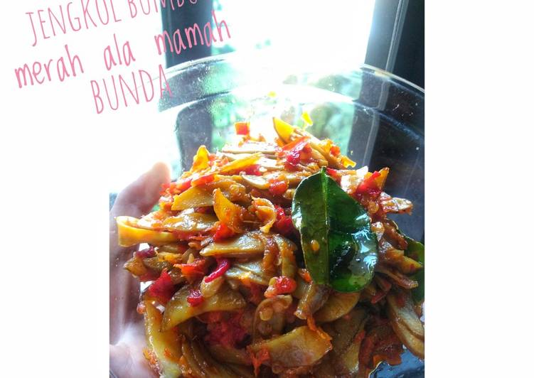 Jengkol tipis bumbu merah 👍
