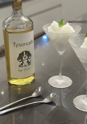 A picture of World Beating - Lemoncello Sorbet - quick and simple and WOWWWWEEEEE :P.