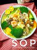 Sop Seafood Hipio (Perut Ikan)
