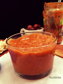 A picture of Spicy Aloo Bukhara chutney dried plum sauce.