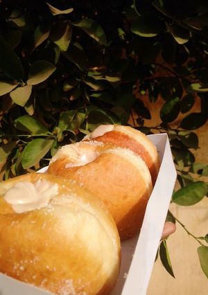 A picture of Filled doughnuts.