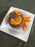 Zucca monoporzione con risotto