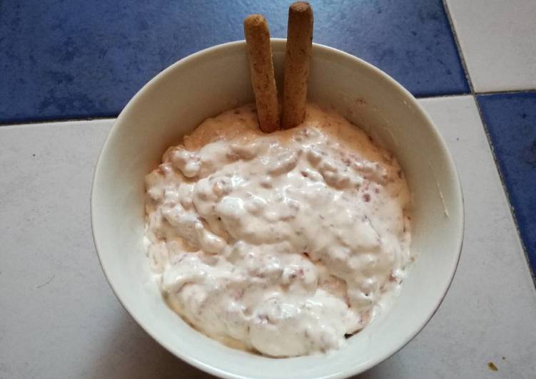 Paté casero de jamón serrano y queso (fácil y rápido)