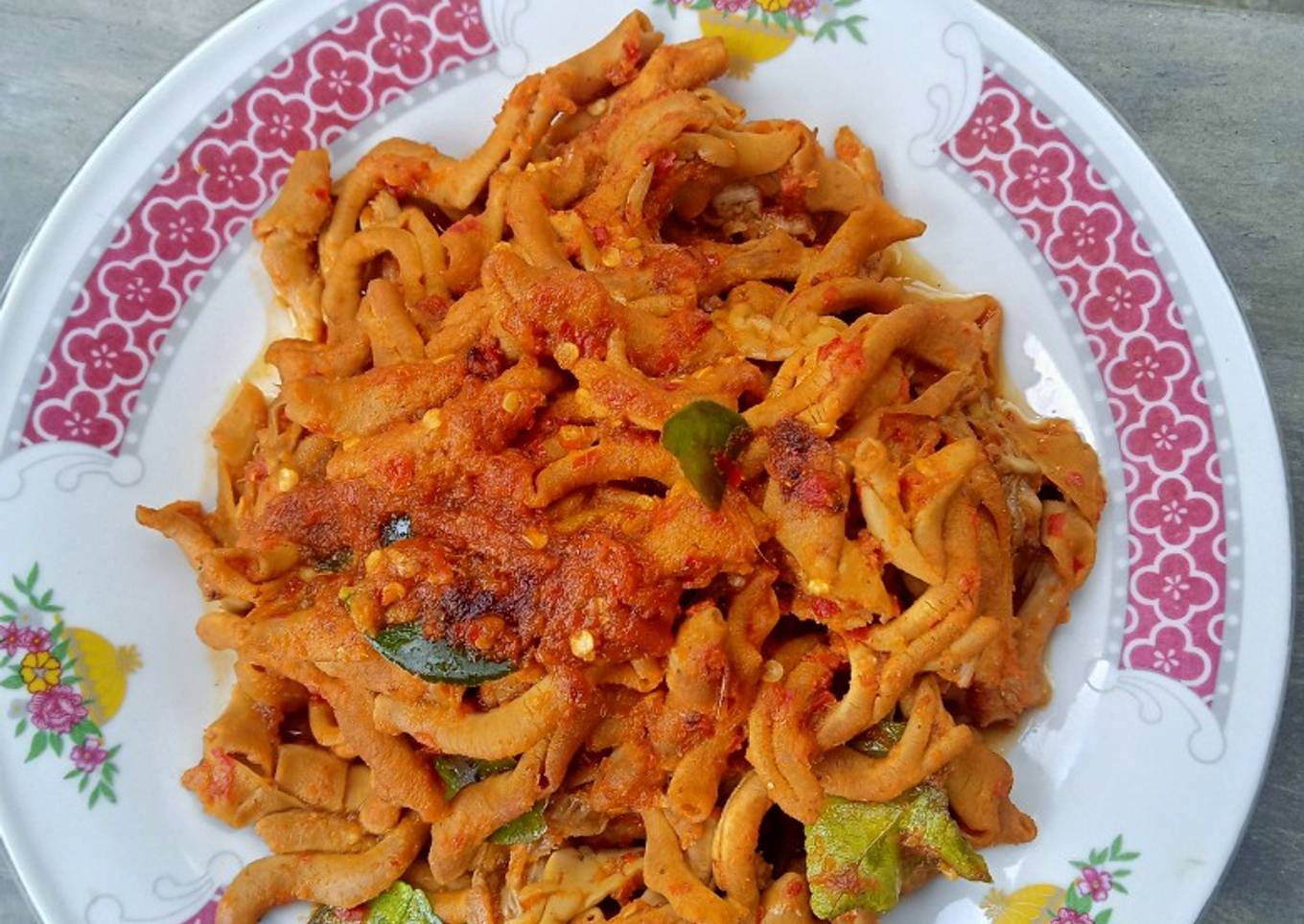 Usus Ayam Pedas
