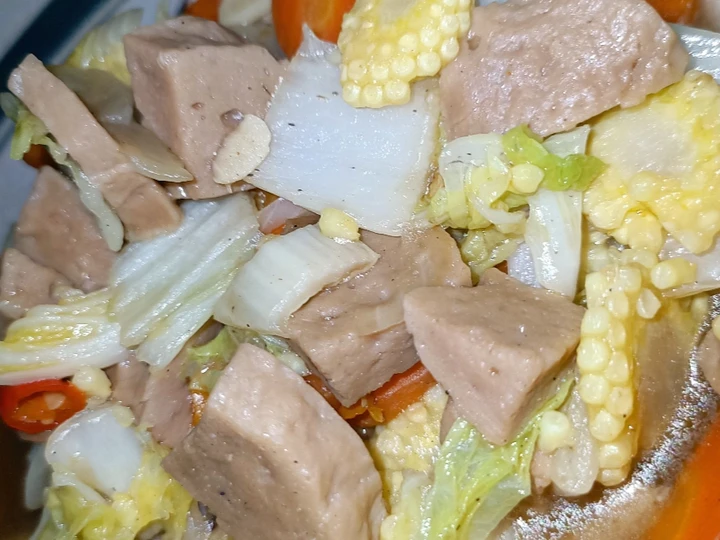 Cara Gampang Menyiapkan Resep Capcai sayur bakso yang Bisa Manjain Lidah Anti Ribet, Menggugah Selera