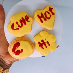 A picture of Custard cookies.